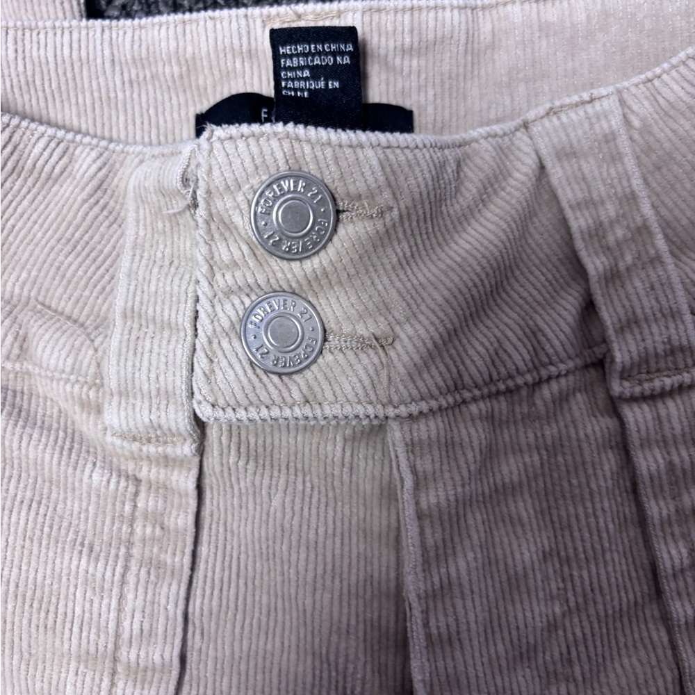 Forever 21 Light Brown Flare Corduroy Pants - Picture 4 of 6